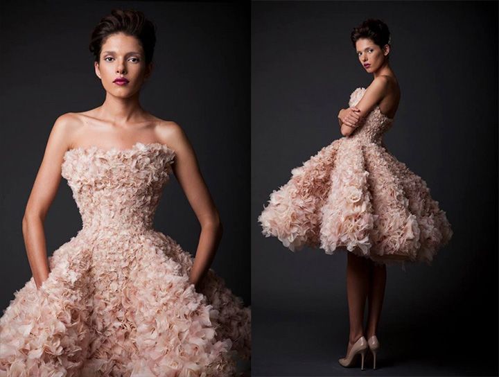 Krikor Jabotian 2015秋冬婚纱系列屋顶秧田工装